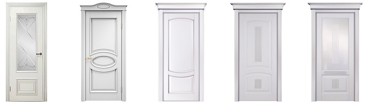 классические белые двери